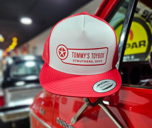 Tommy's Toybox Dealer Logo Trucker Hat White/Red