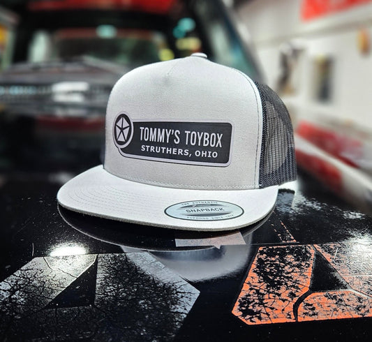 Tommy's Toybox Dealer Logo Trucker Hat Silver/Black